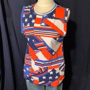 Fabletics short sleeve top red/white/blue 🇺🇸